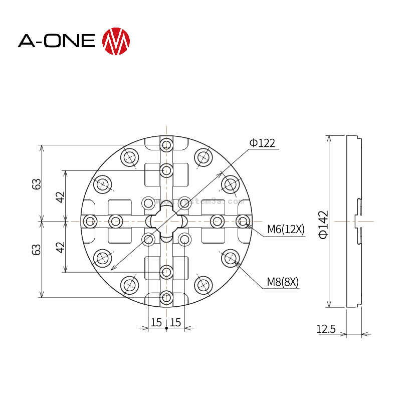 R Power Centring Plate 3A-400141