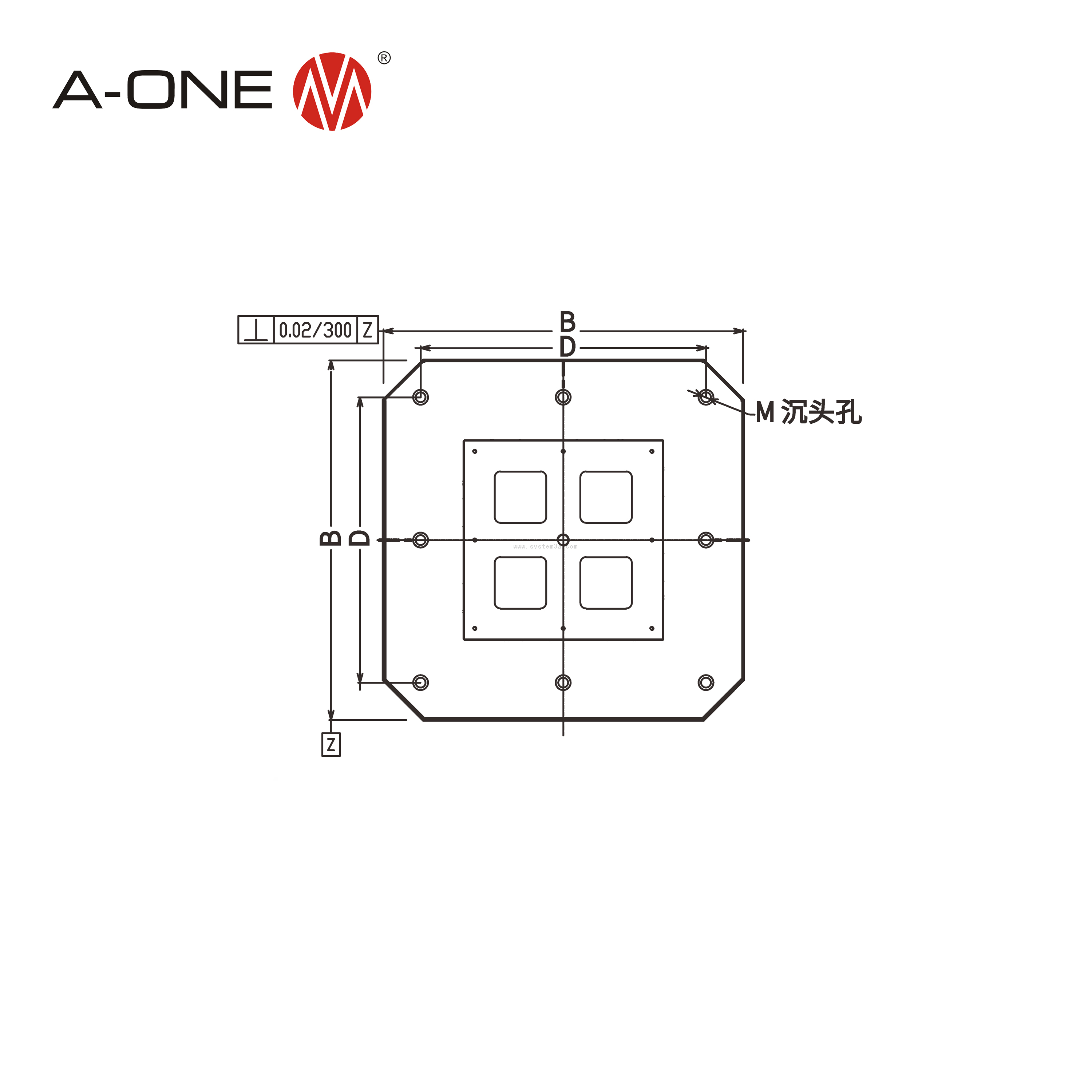 MC Square Tooling Column MC07