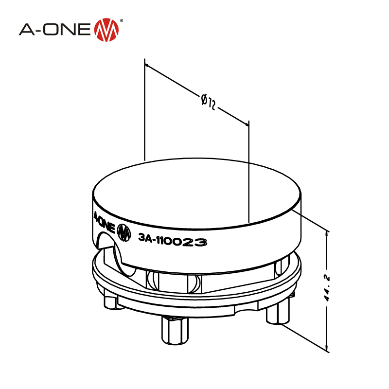 Uniblank Ø72; 6 штук 3A-110023